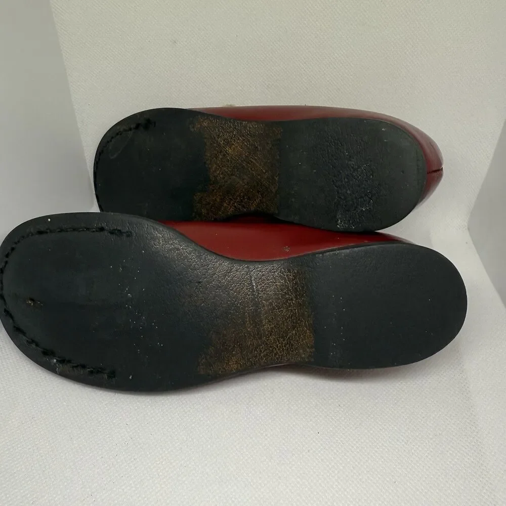 Vintage Buster Brown Red Toddler Mary Jane’s Leather Upper Size 10.5